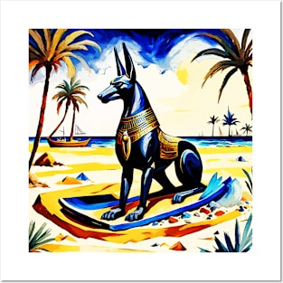 Anubis At The Beach 105 Posters and Art